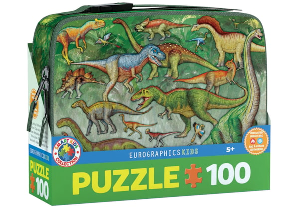EUROGRAPHICS,  Dinosaurs Lunch Bag 100 Puzzle