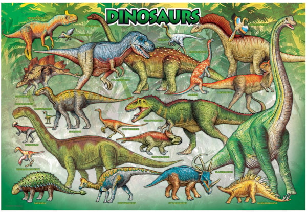EUROGRAPHICS,  Dinosaurs Lunch Bag 100 Puzzle