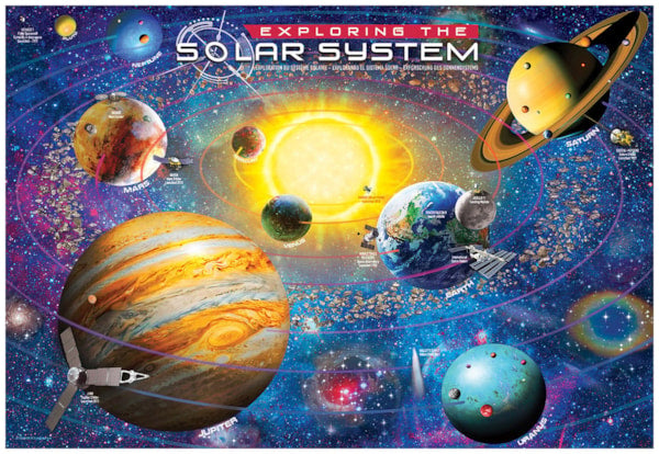 EUROGRAPHICS, The Solar System Lunch Bag 100 Puzzle