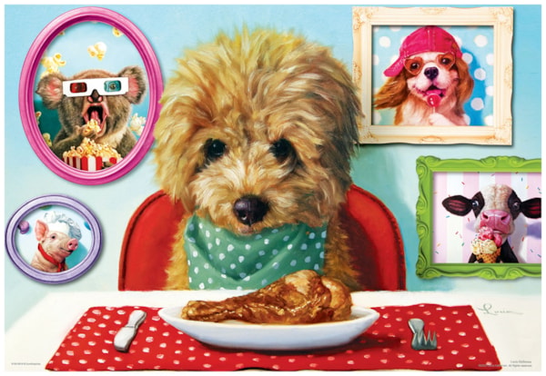 EUROGRAPHICS, Dinner Time Lunch Bag 100  Puzzle