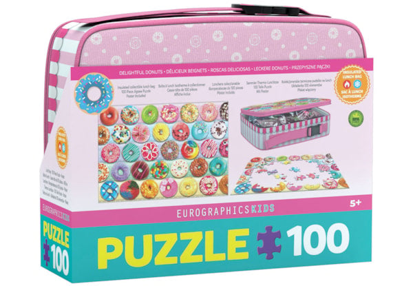 EUROGRAPHICS, Delightful Donuts Lunch Bag 100  Puzzle