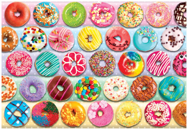 EUROGRAPHICS, Delightful Donuts Lunch Bag 100  Puzzle
