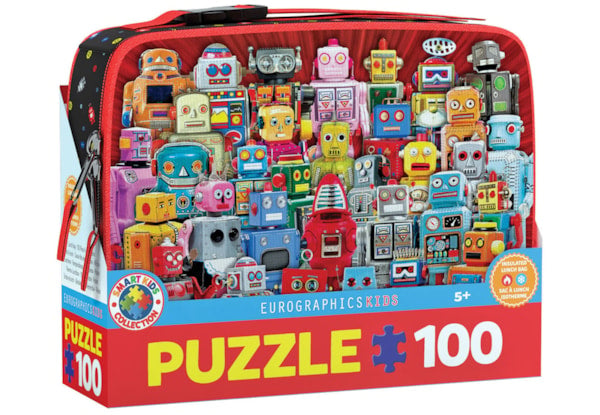 EUROGRAPHICS, Robots Lunch Bag 100 Puzzle