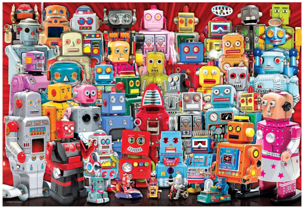 EUROGRAPHICS, Robots Lunch Bag 100 Puzzle