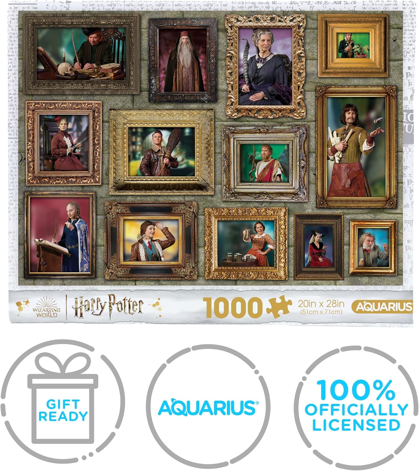 AQUARIUS Harry Potter Witches & Wizards 1000 Piece Jigsaw Puzzle
