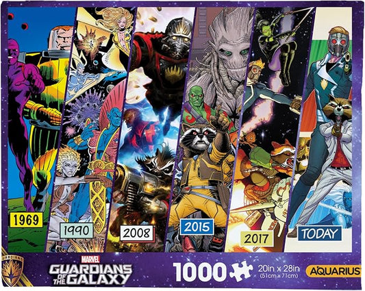 Aquarius Guardians of The Galaxy Timeline Puzzle (1000 Piece Jigsaw Puzzle)
