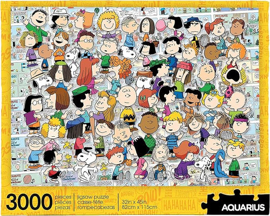 AQUARIUS Peanuts Cast 3000 Piece Jigsaw Puzzle