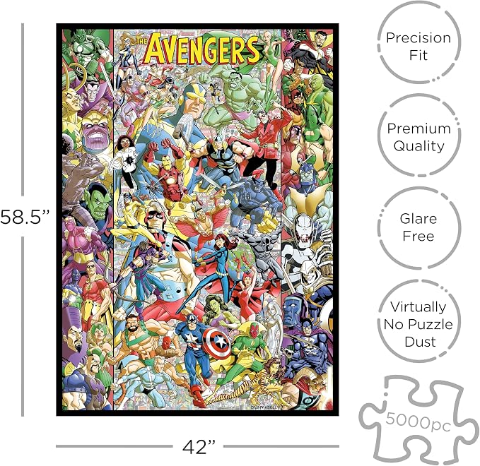 AQUARIUS Avenger 60th Anniversary S000pc Puzzle (5000 Piece Jigsaw Puzzle)