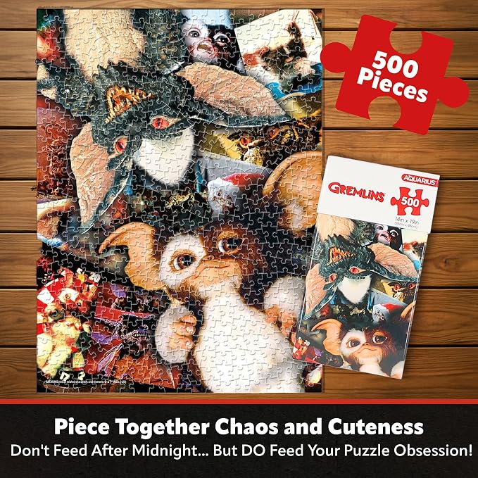 AQUARIUS Gremlins 500 Piece Jigsaw Puzzle (Vertical Box)
