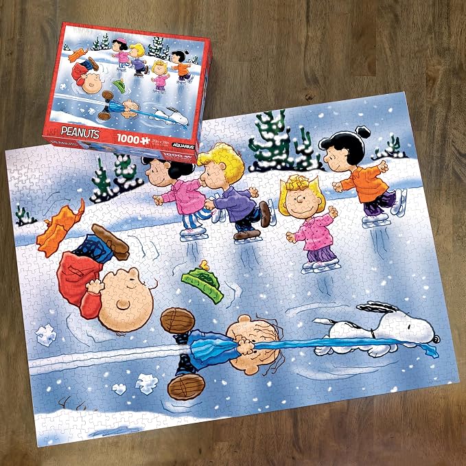 AQUARIUS Peanuts – Skating 1000 Piece Jigsaw Puzzle