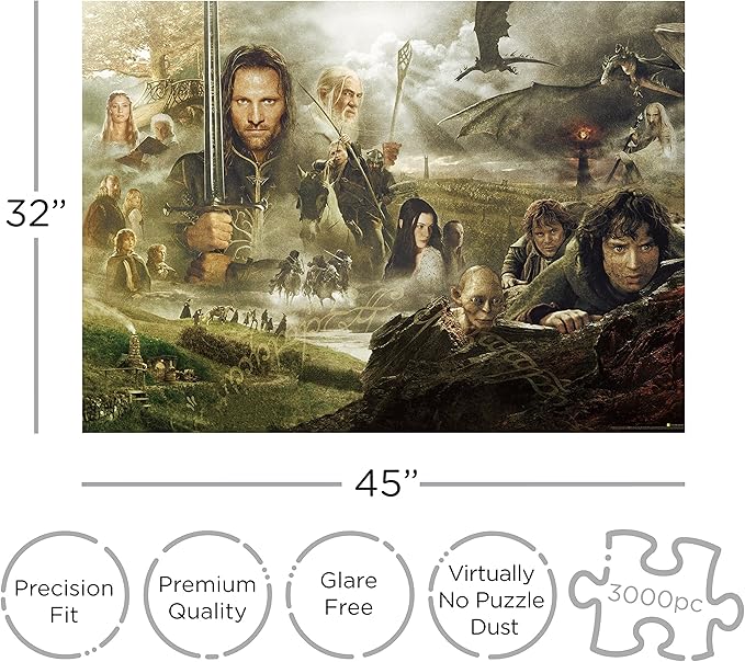 AQUARIUS Lord of the Rings 3000 Piece Jigsaw Puzzle