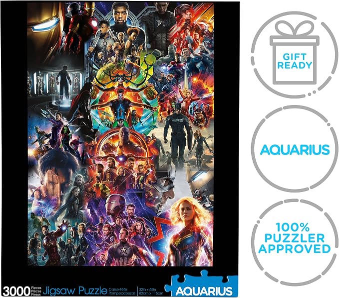 AQUARIUS Marvel Avengers Collage (3000 Piece Jigsaw Puzzle)
