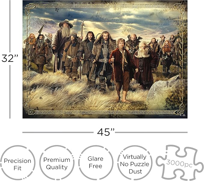 AQUARIUS The Hobbit 3000 Piece Jigsaw Puzzle