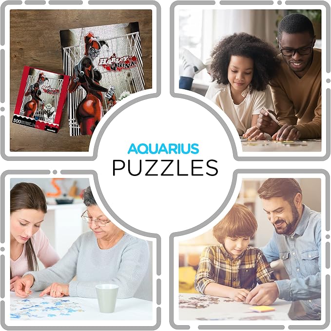 AQUARIUS Harley Quinn and The Joker 500 pc Puzzle