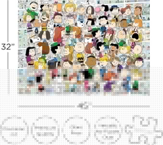 AQUARIUS Peanuts Cast 3000 Piece Jigsaw Puzzle