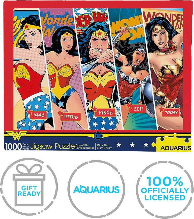 AQUARIUS DC Wonder Woman Puzzle (1000 Piece Jigsaw Puzzle)