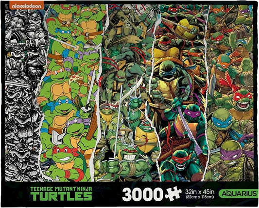 AQUARIUS Teenage Mutant Ninja Turtles Timeline 3000pc Puzzle (3000 Piece Jigsaw Puzzle)