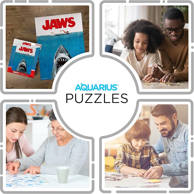 AQUARIUS Jaws Movie One Sheet Puzzle (500 Piece Jigsaw Puzzle)