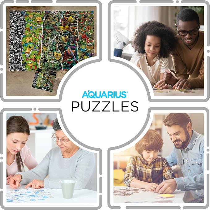 AQUARIUS Teenage Mutant Ninja Turtles Timeline 3000pc Puzzle (3000 Piece Jigsaw Puzzle)