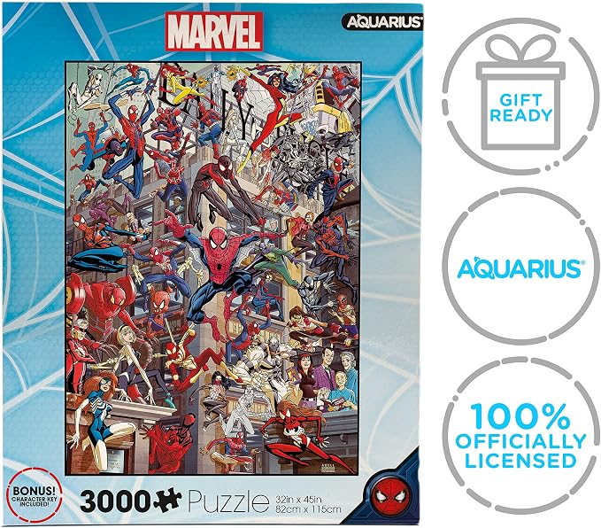 Aquarius Marvel Spider Man Heroes Puzzle (3000 Piece Jigsaw Puzzle)