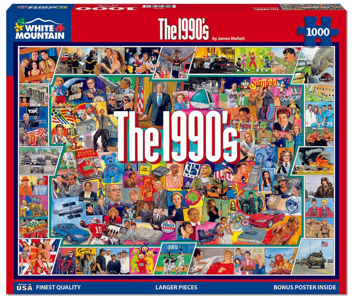 WHITE MOUNTAIN The Nineties (959pz) 1000 PCS