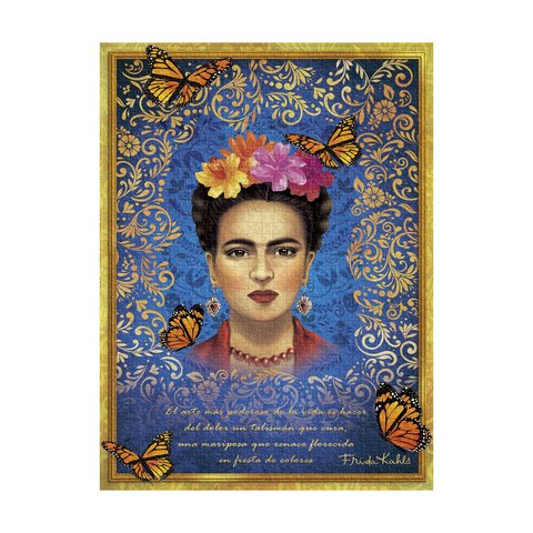 PAPERBLANKS, The Colourful Portrait 1000 Piece Jigsaw Puzzle (Viva Frida)