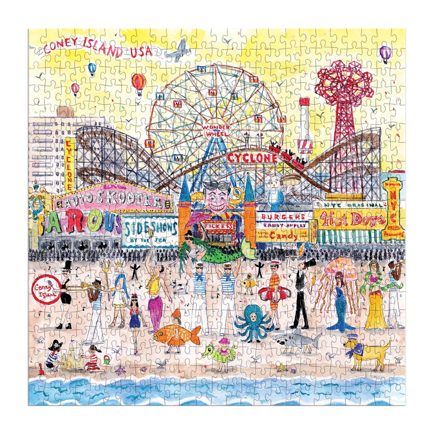 GALISON Michael Storrings Summer at the Amusement Park 500 Piece Puzzle