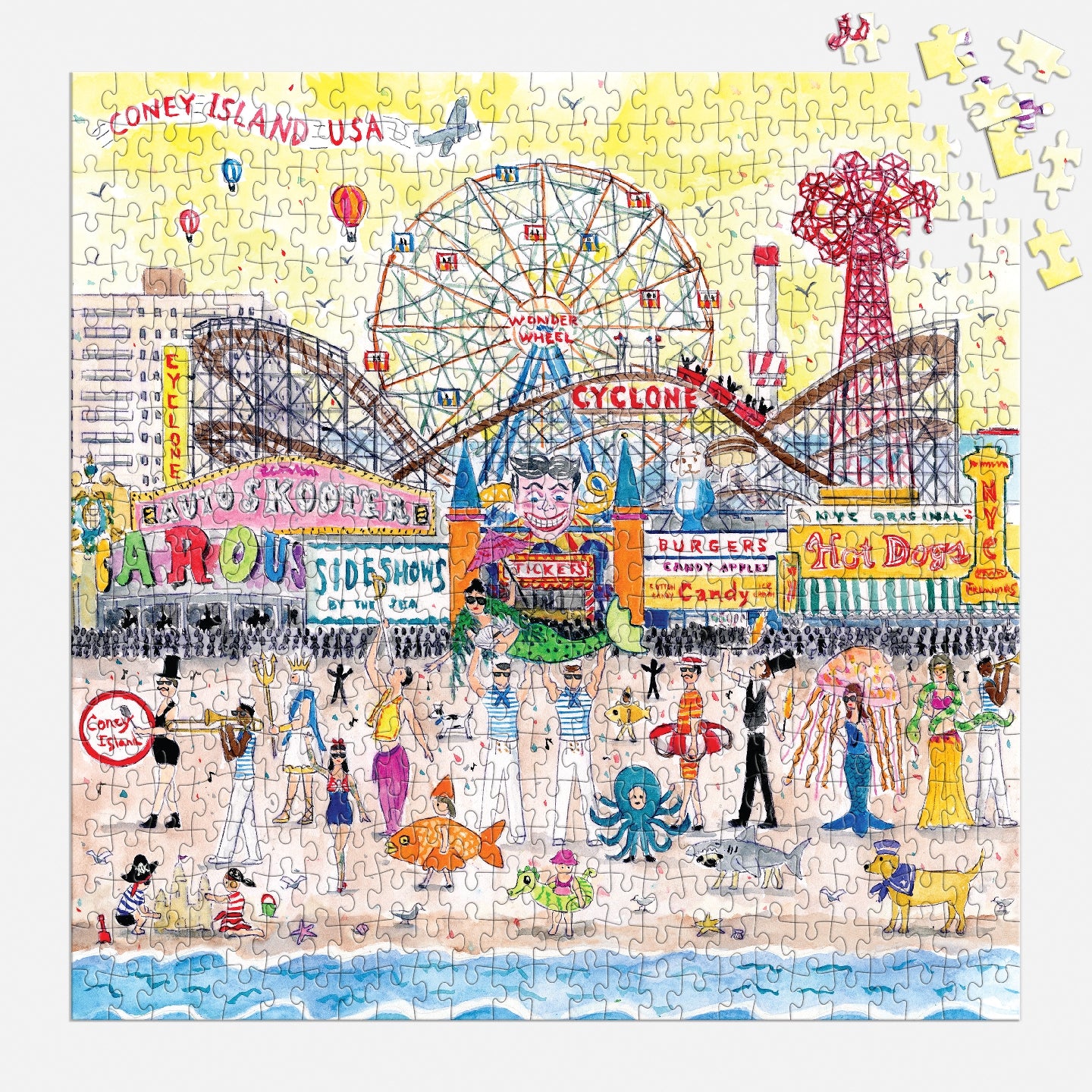 GALISON Michael Storrings Summer at the Amusement Park 500 Piece Puzzle