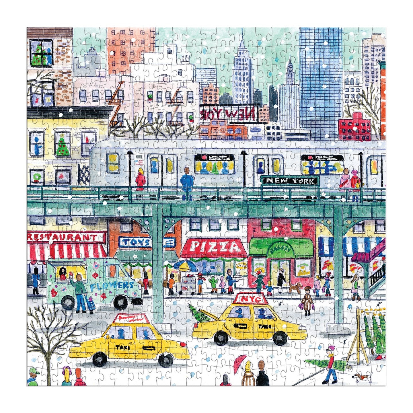 GALISON Michael Storrings New York City Subway 500 Piece Puzzle