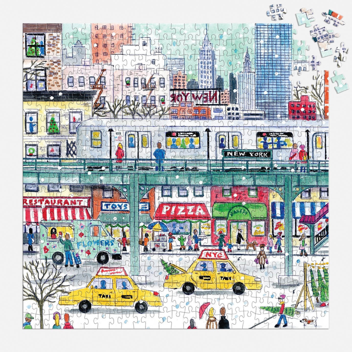 GALISON Michael Storrings New York City Subway 500 Piece Puzzle