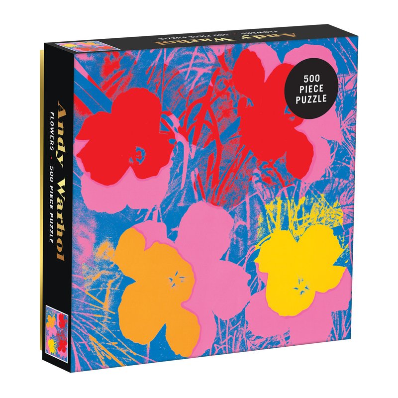 GALISON Andy Warhol Flowers 500 Piece Puzzle