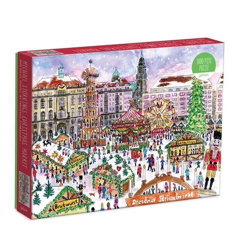 GALISON Michael Storrings Christmas Market in Dresden 1000 Piece Puzzle