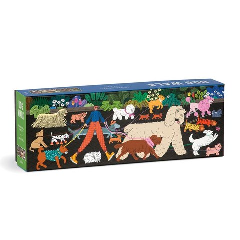 GALISON Dog Walk 1000 Piece Panoramic Puzzle