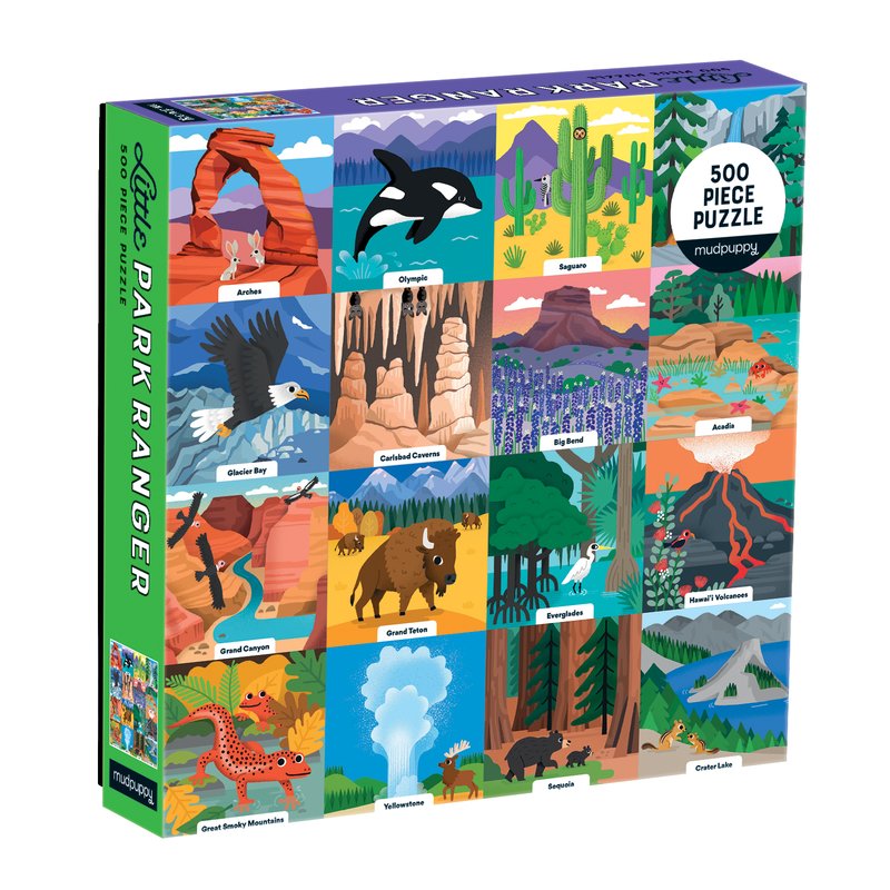 MUDPUPPY, Little Park Ranger 500 Piece Family Puzzle