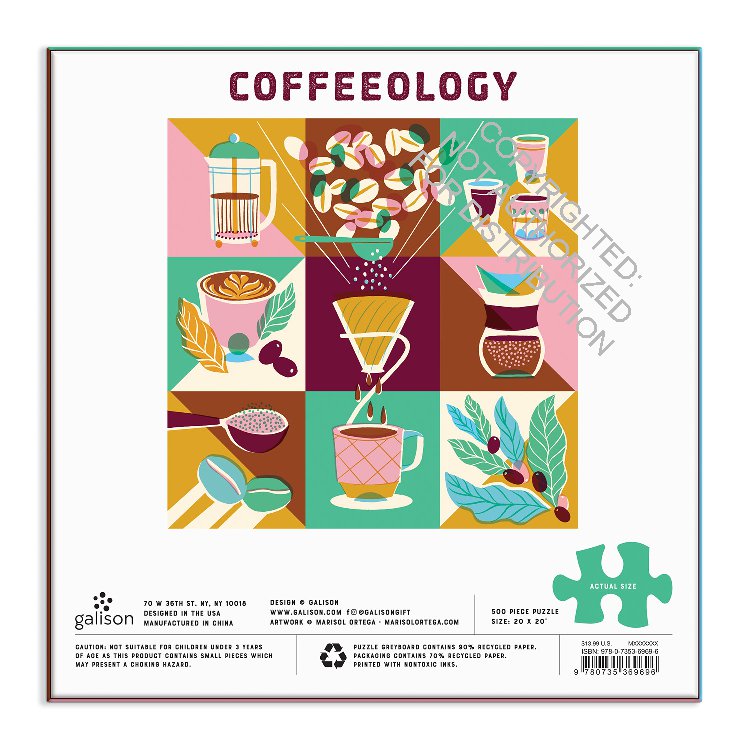 GALISON Coffeeology 500 Piece Puzzle