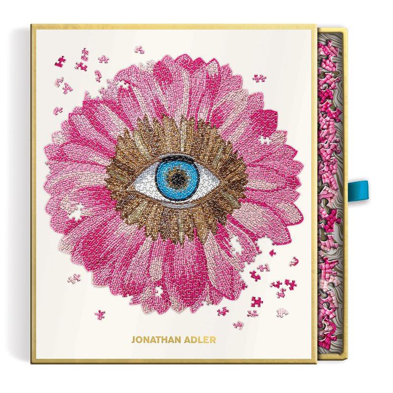 GALISON Jonathan Adler Petals 750 Piece Shaped Puzzle