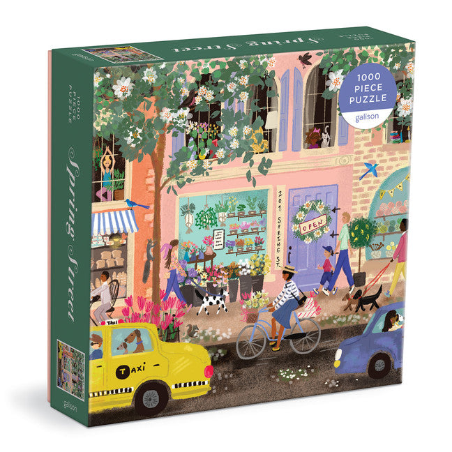 GALISON Spring Street 1000 Pc Puzzle In a Square box