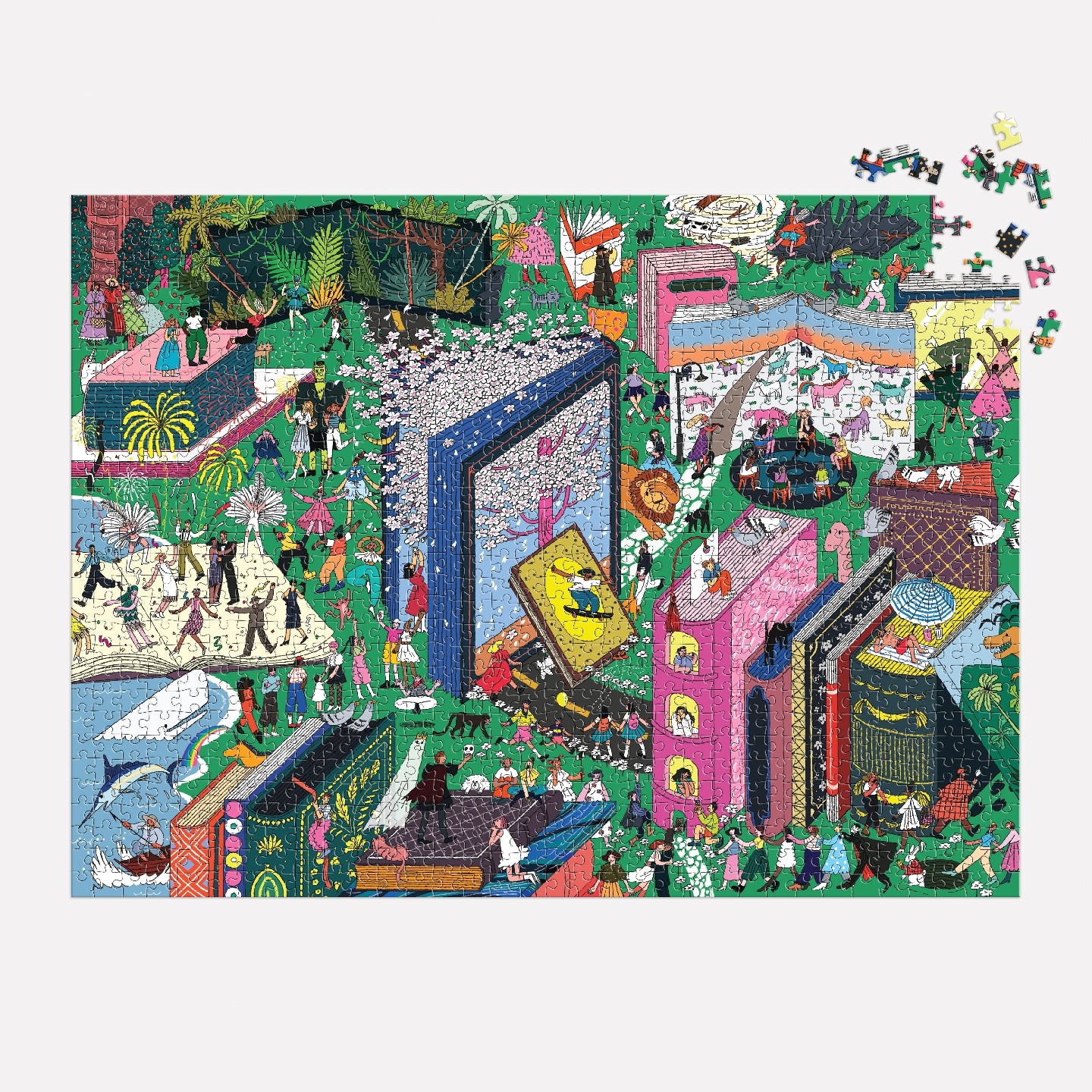 GALISON Book World 1000 Piece Puzzle