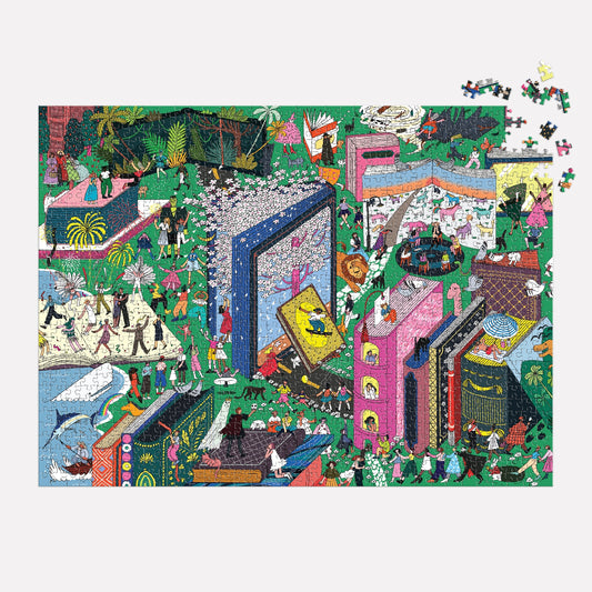 GALISON Book World 1000 Piece Puzzle