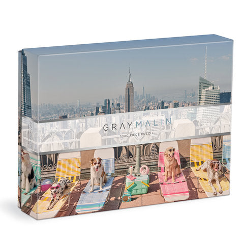 GALISON Gray Malin The Dogs of New York City 1000 Piece Puzzle