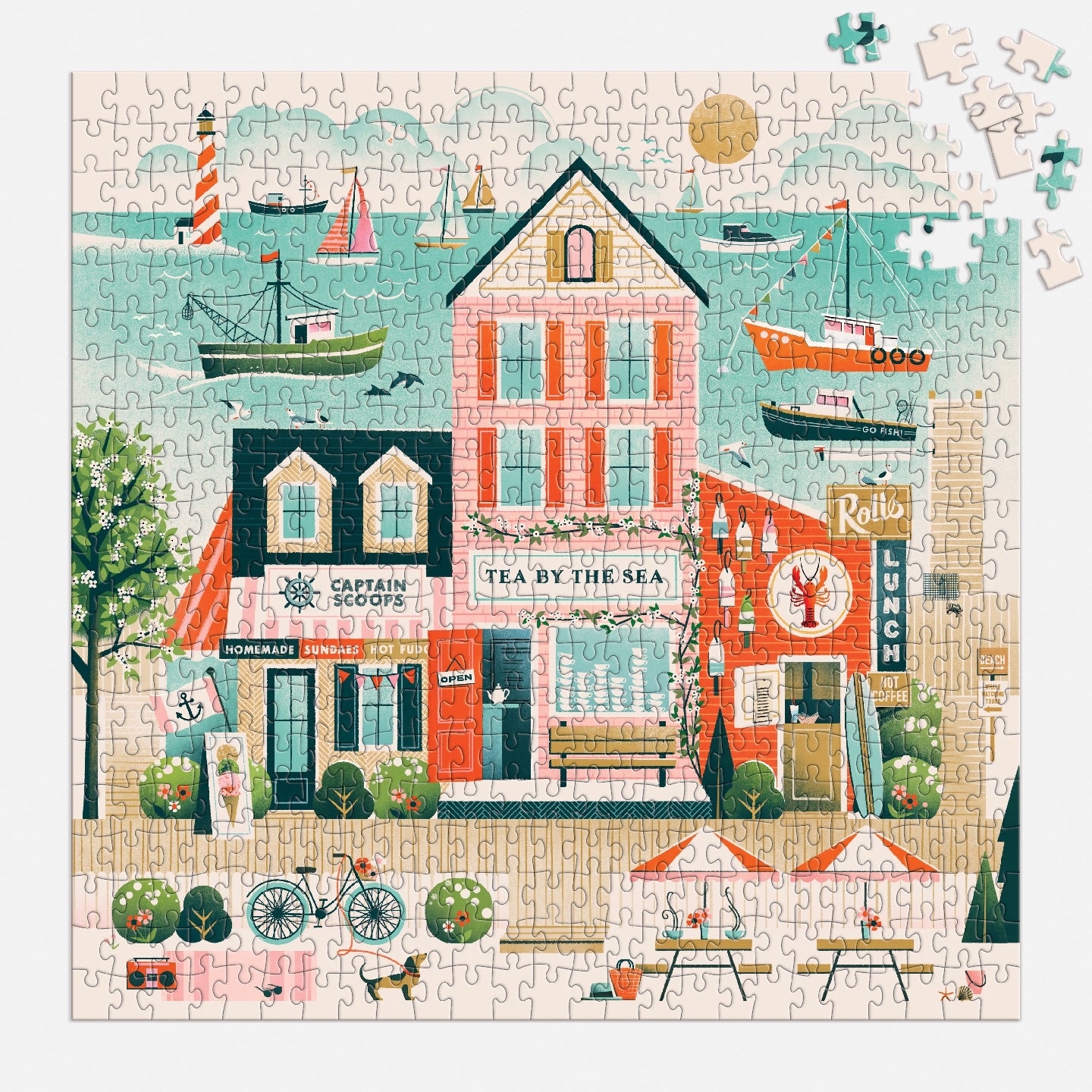 GALISON Beside the Sea 500 Piece Puzzle