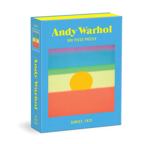 GALISON Andy Warhol Sunset 500 Piece Book Puzzle