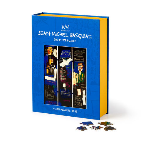 GALISON Basquiat Horn Players 500 Piece Book Puzzle