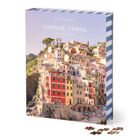 GALISON Gray Malin Cinque Terre 1000 Piece Book Puzzle