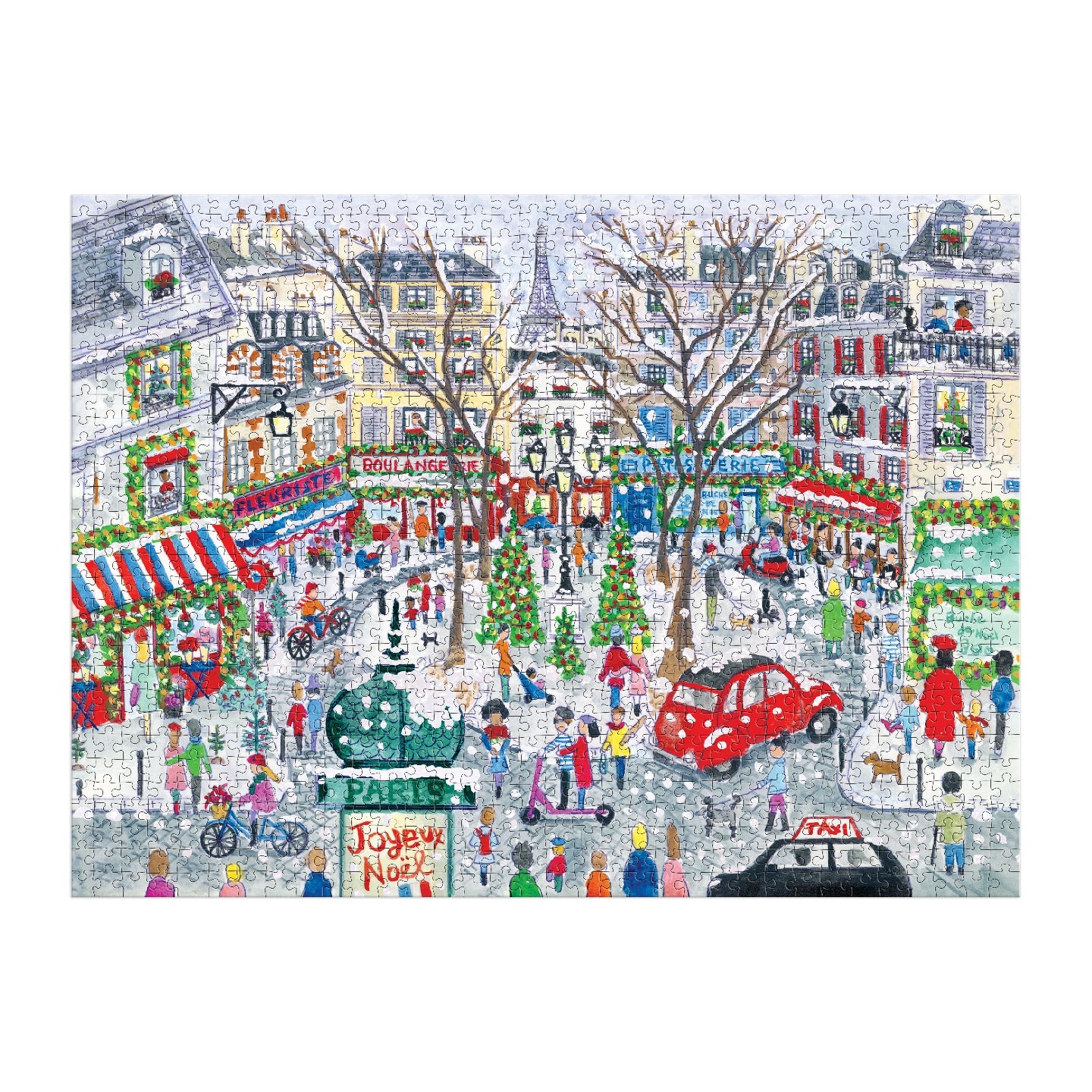 GALISON Michael Storrings Christmas in Paris 1000 Piece Foil Puzzle