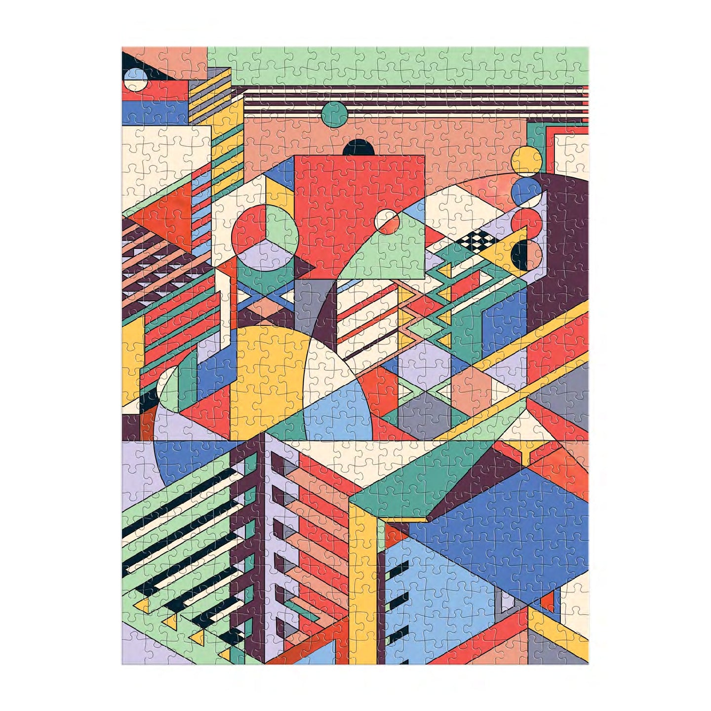 GALISON Frank Lloyd Wright Imperial Hotel 500 Piece Book Puzzle