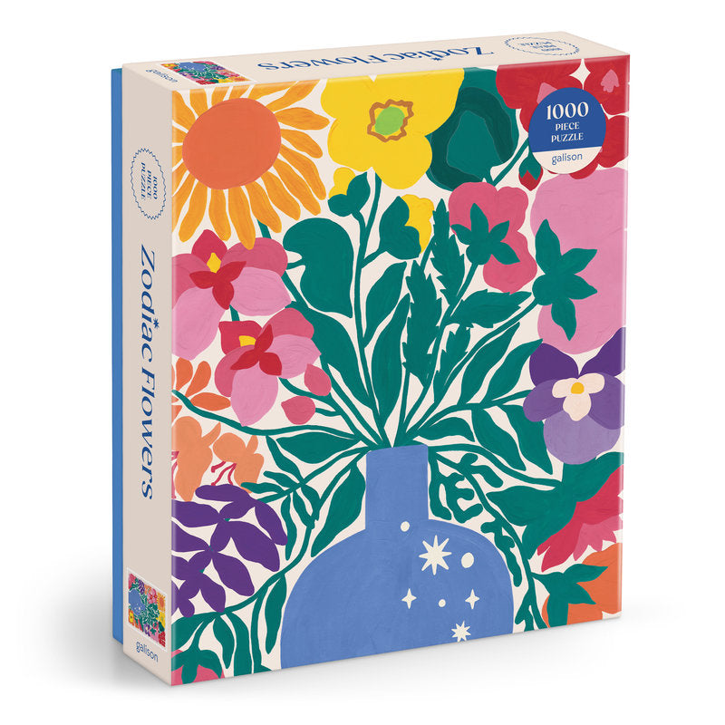 GALISON Zodiac Flowers 1000 Piece Puzzle