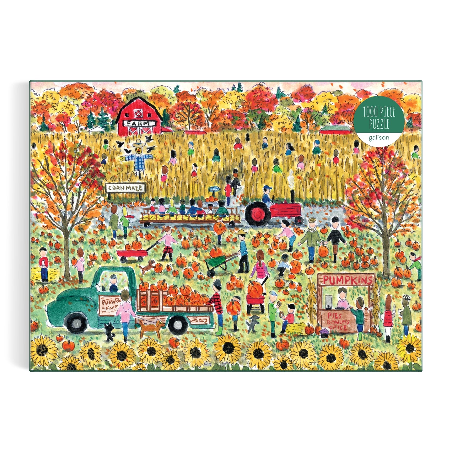 GALISON Michael Storrings Pumpkin Patch 1000 Piece Puzzle
