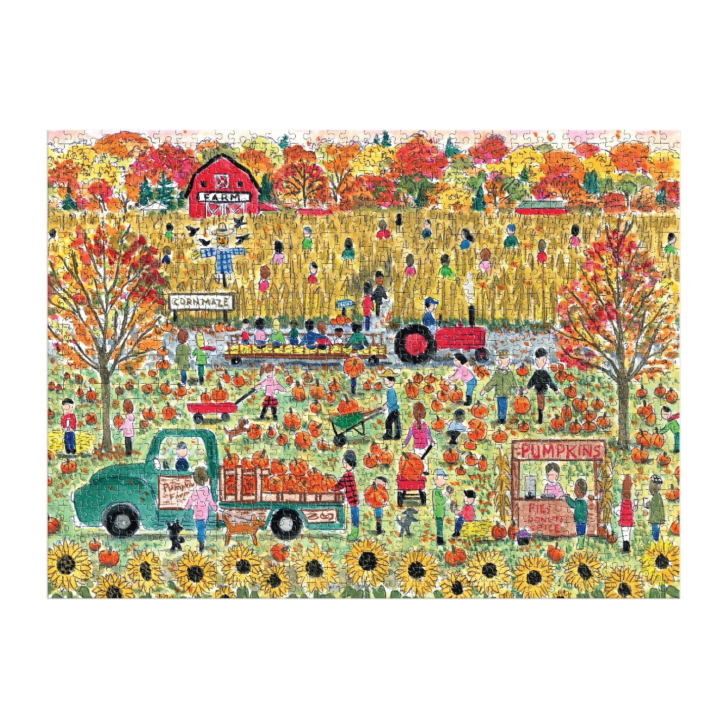 GALISON Michael Storrings Pumpkin Patch 1000 Piece Puzzle
