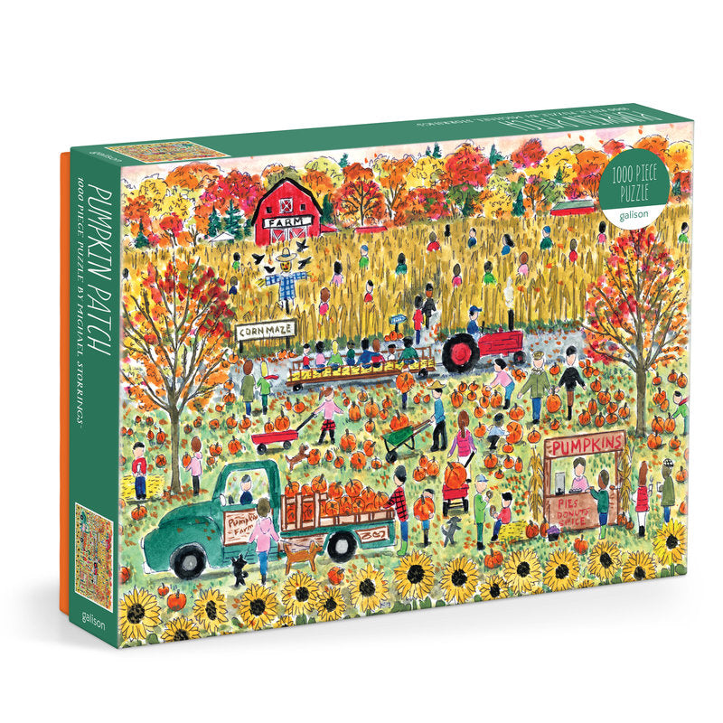 GALISON Michael Storrings Pumpkin Patch 1000 Piece Puzzle